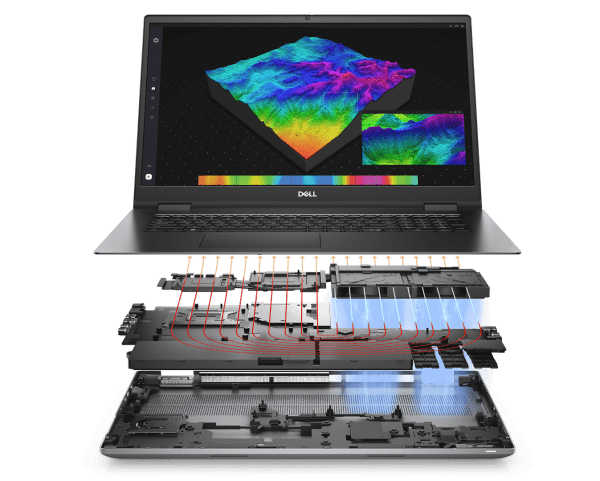 Laptop Dell Precision 7550 / Core i7 / RAM 16GB / SSD 512GB / GPU NVIDIA Quadro T1000 - Laptop Cũ | Laptop An Toàn.vn - Hình ảnh 4
