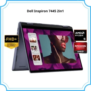 Dell Inspiron 14 7445 2-in-1 – (Ryzen 5 8640HS, RAM 8GB, SSD 512GB, Radeon Graphics, 14 inch Cảm Ứng FHD+) Mới Chính Hãng – Màn Gập 360, Mỏng Nhẹ, Bền Đẹp | Laptop An Toàn